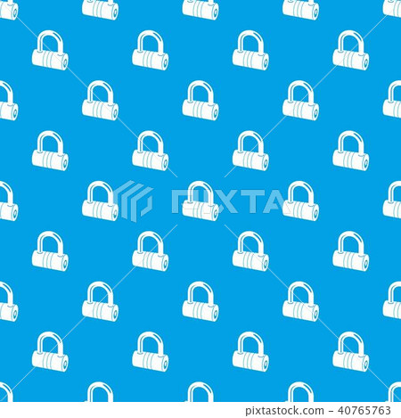 Big padlock pattern vector seamless blue 40765763