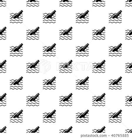Message in bottle pattern vector seamless 40765885
