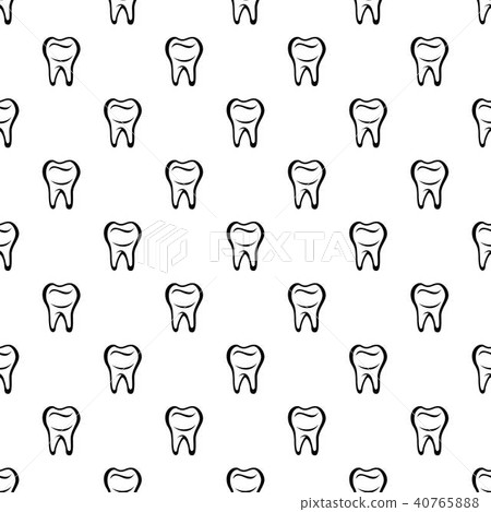 Tooth pattern vector seamless Tooth pattern vector seamless 40765888