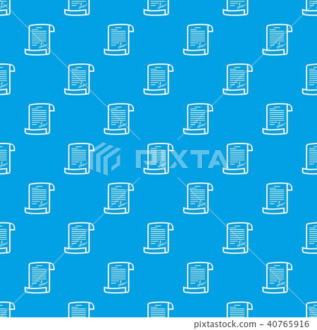 Agreement pattern vector seamless blue 40765916