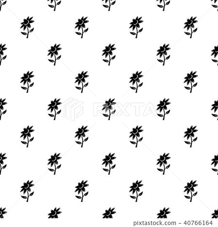 Flower pattern vector seamless 40766164