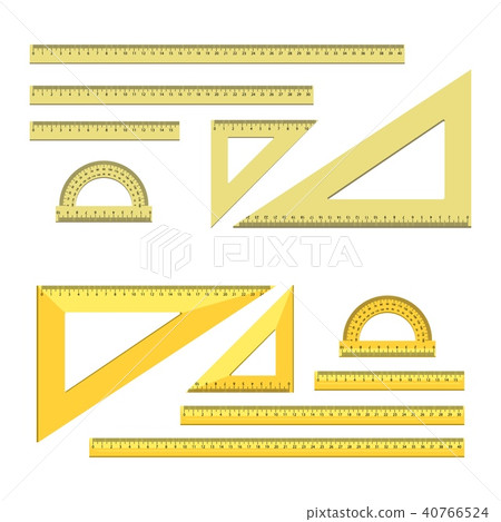 Ruler chancery tools set, flat style Ruler chancery tools set, flat style 40766524