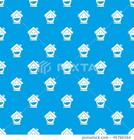 Insurance house pattern vector seamless blue Insurance house pattern vector seamless blue 40766564