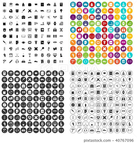 100 college icons set vector variant 100 college icons set vector variant 40767096