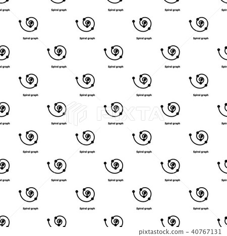 Spiral graph pattern vector seamless 40767131