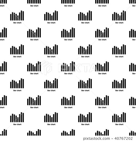 Bar chart pattern vector seamless - Stock Illustration [40767202] - PIXTA