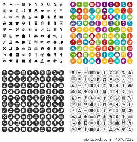 100 anatomy icons set vector variant 100 anatomy icons set vector variant 40767222