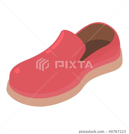 Seasonal shoe icon, isometric style 40767223