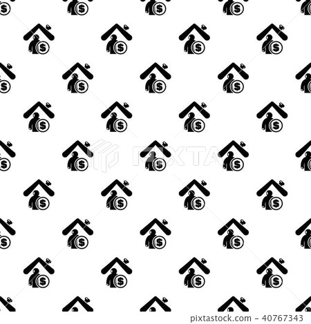Insurance home pattern vector seamless Insurance home pattern vector seamless 40767343