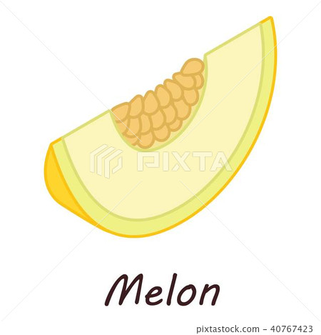 Melon icon, isometric style 40767423