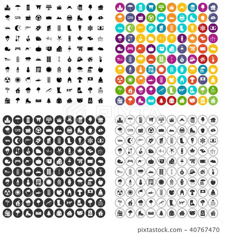 100 country house icons set vector variant 100 country house icons set vector variant 40767470
