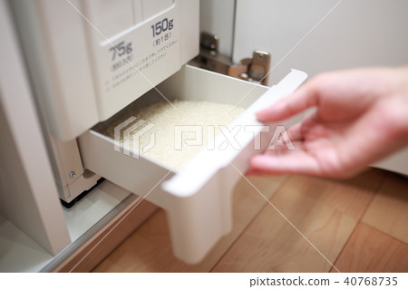 米飯（米飯米食品大廈公寓家庭副本空間廚房廚房） 40768735