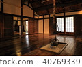 Hearth of old folk house 40769339