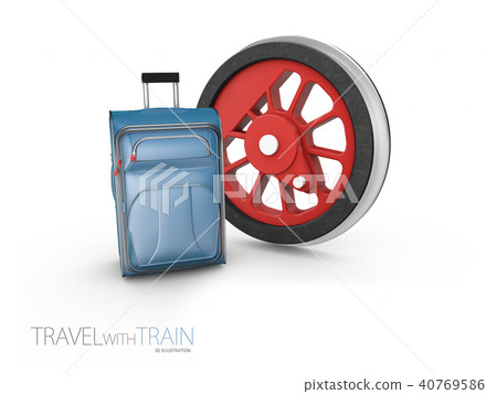 Steel train wheel with bag Steel train wheel with bag 40769586