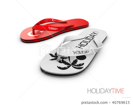 flops isolated. concept travel to Turkey 40769615