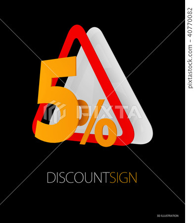 Road Sign, red sign as discount road sign symbols 40770082