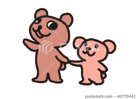 Bear family illustration 40770441