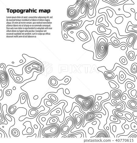 vector topography map vector topography map 40770615