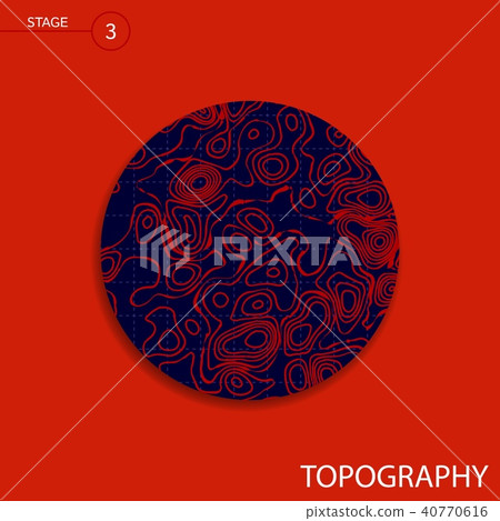vector topography map 40770616