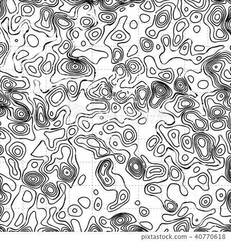 vector topography map 40770618