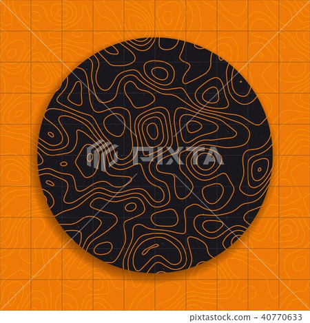 vector topography map 40770633