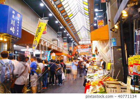 Kuromon Market shopping street at noon 40771134
