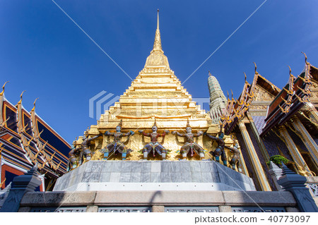 Wat Phra Kaew Ancient temple in bangkok 40773097