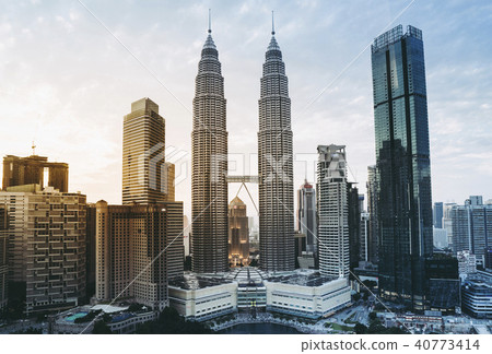 Scenery of Malaysian Twin Towers 40773414