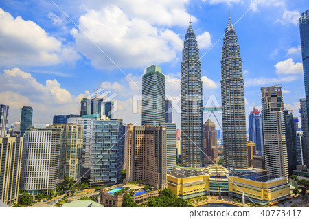 馬來西亞雙子塔的風景 馬來西亞雙子塔的風景 40773417