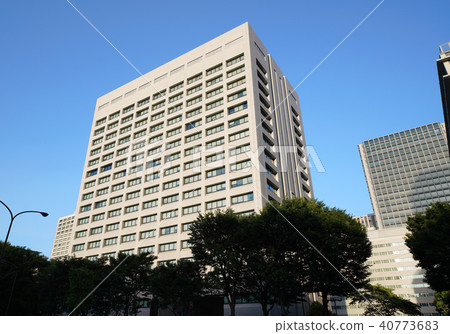Tokyo cityscape in Japan Looking over the city streets of Kasumigaseki etc. 40773683