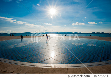 旅程，克羅地亞·扎達爾，克羅地亞扎達爾，迎接日落·太陽 40773861