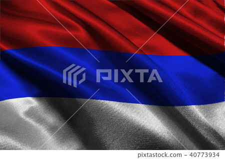 Russia national flag 3D illustration symbol. Russi Russia national flag 3D illustration symbol. Russi 40773934