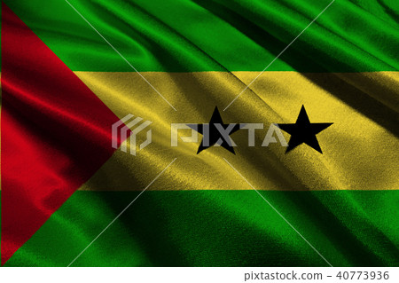 Sao Tome and Principe flag 3D illustration symbol 40773936
