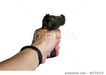 hand hold gun 40774133