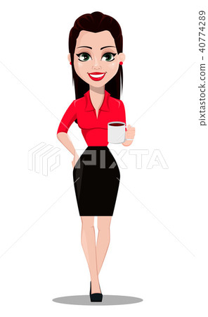 Secretary in office style clothes 40774289