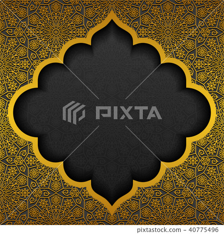 Floral background with traditional ornament Floral background with traditional ornament 40775496