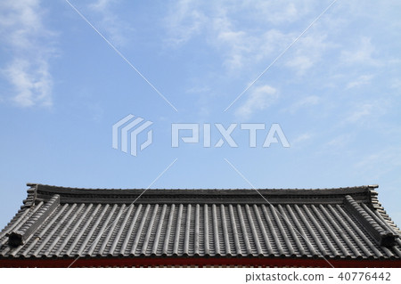 日式建築的屋頂 40776442