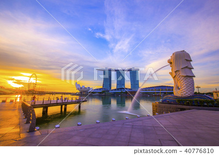 Scenery of Singapore Marina Bay 40776810