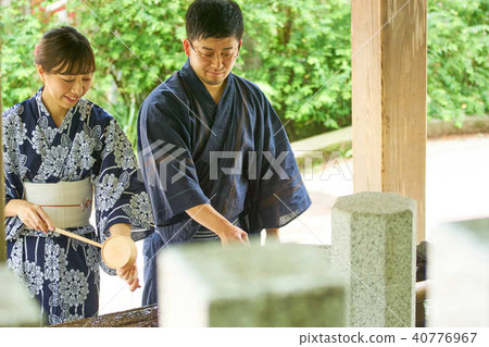 Yukata handwater male female cleanse hand 40776967