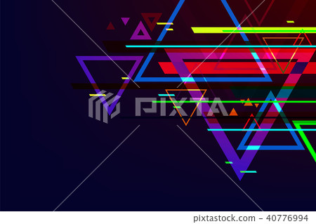 Vector abstract background in geometric shapes. 40776994