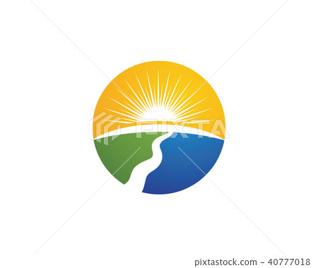 River Logo Template vector icon River Logo Template vector icon 40777018