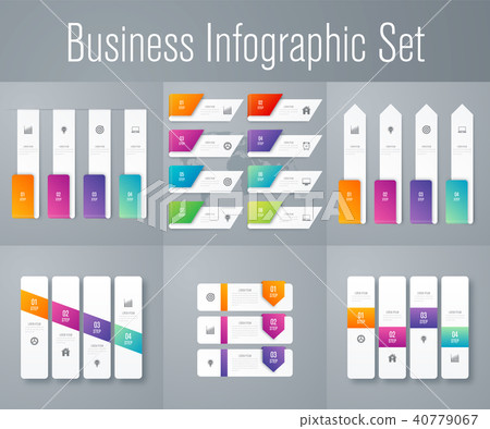 Set with infographics Set with infographics 40779067