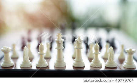 Chess on a Board of wood Chess on a Board of wood 40779704