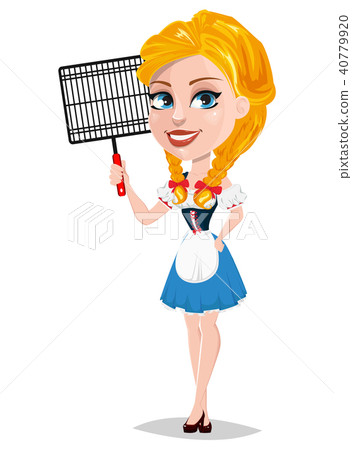 Oktoberfest vector illustration with redhead girl Oktoberfest vector illustration with redhead girl 40779920