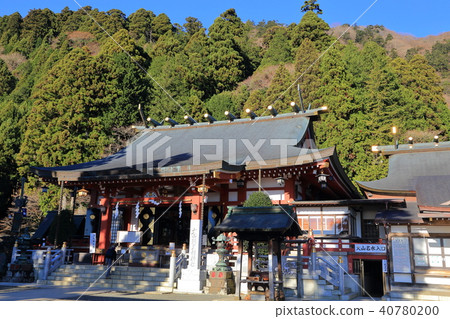 Oyama in winter (Oyama) Ahitari Shrine Bottom company Oyama in winter (Oyama) Ahitari Shrine Bottom company 40780200