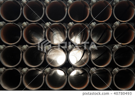 look through the tubes of BM-21 Grad 40780493