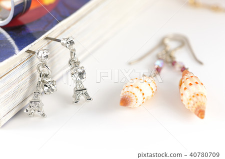 Different kinds of pierced earrings Different kinds of pierced earrings 40780709