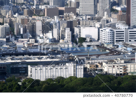 東京都市風景風景在日本，例如Tsukiji市場，看在都市風景 40780770