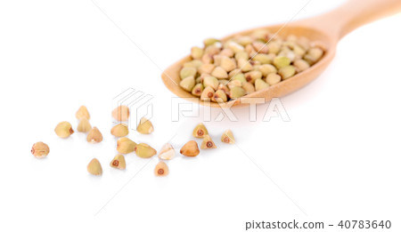 buckwheat isolated on white background. 40783640