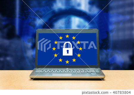 General Data Protection Regulation - laptop 40783804